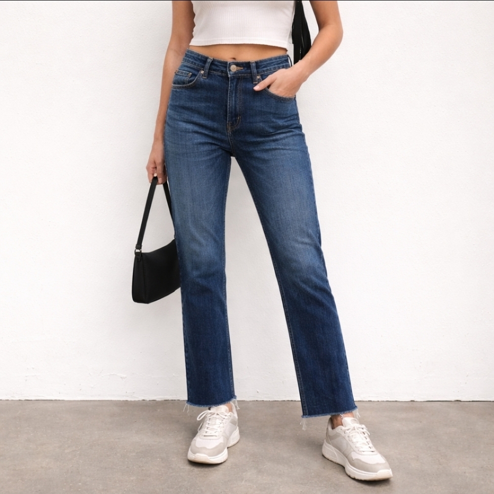 Rag & Bone Size 31 Crop Blue Jeans